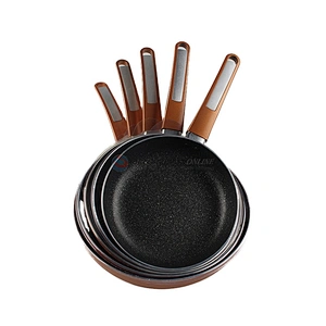 Custom Big Bottom Aluminium Pots And Pans Cookware Sets Cooking Woks Frying Pan For Kitchen