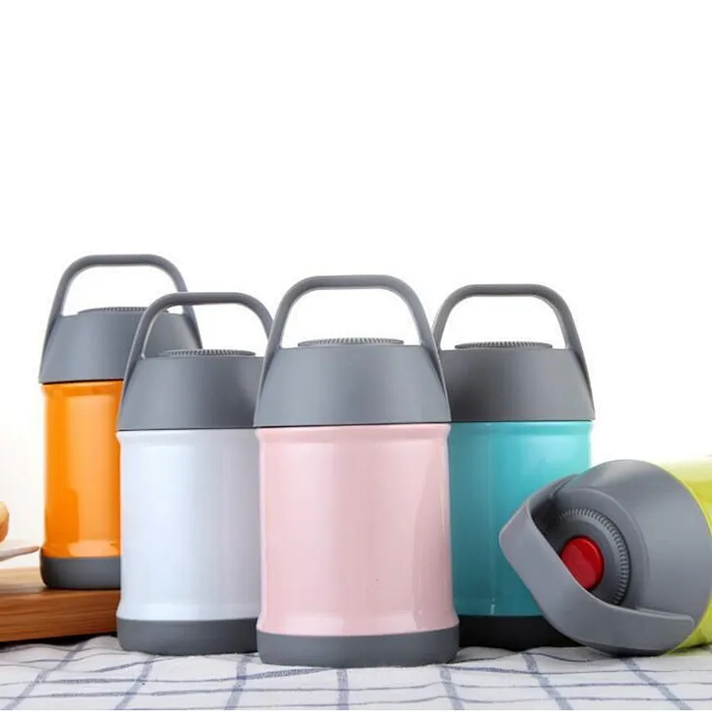 High quality 450ml Stainless Steel Eco-friendly Large Vacuum Food Containers thermos food jar/braised pot/stew pot