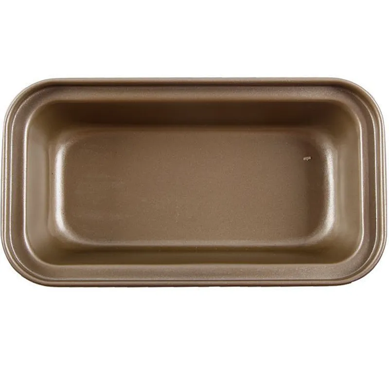 Cheap 0.4mm carbon steel bakeware rectangle cooking tools cheese loaf cake pan molds for baking non-stick