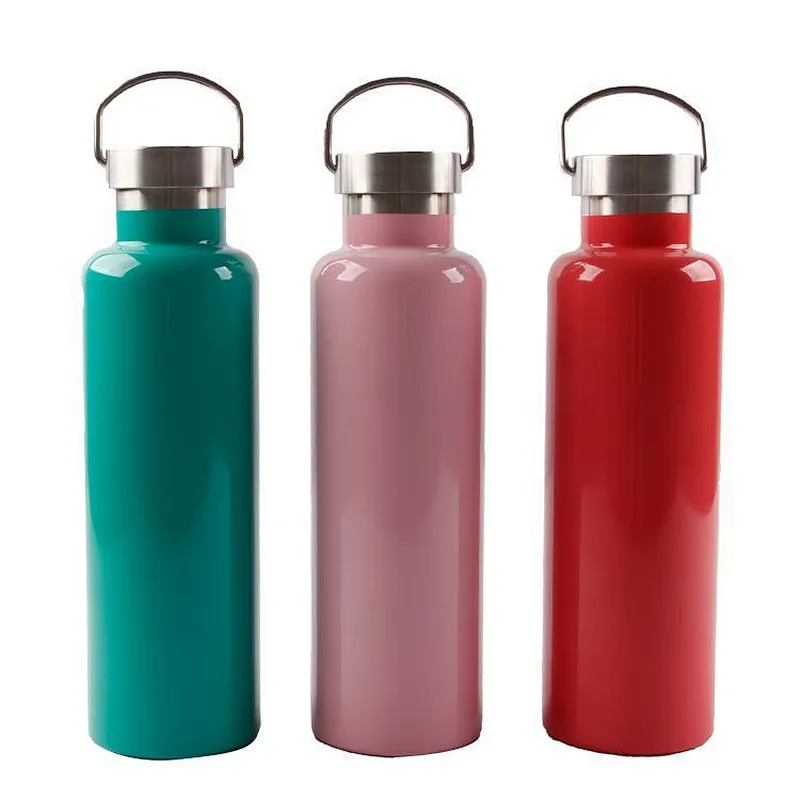 Big capacity stainless steel vacuum flask for outdoor portable sports water bottle