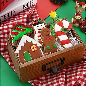 cooking tools diy metal christmas chocolate covered stainless steel custom cookie cutter molds set