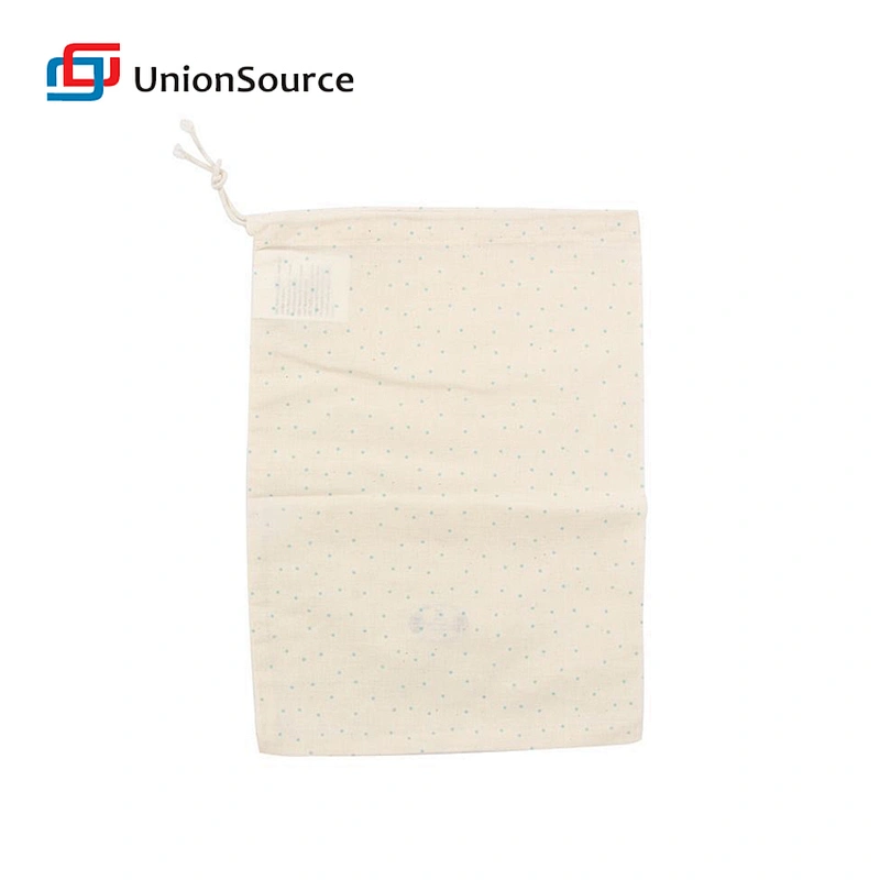 Kitchen accessary tool gadgets cotton cloth drawstring reusable sandwich storage packaging bag