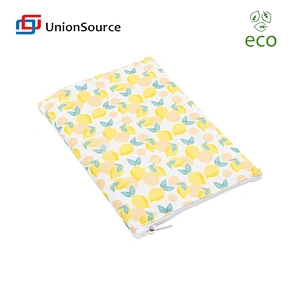 Custom ziplock eco friendly polyester aluminum eco reusable snack bags sandwich bags