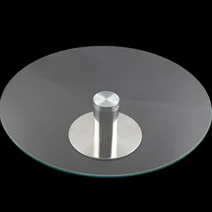 Russia Market Decorating Tools Smoother Turntable Stand Glass Cake Stand