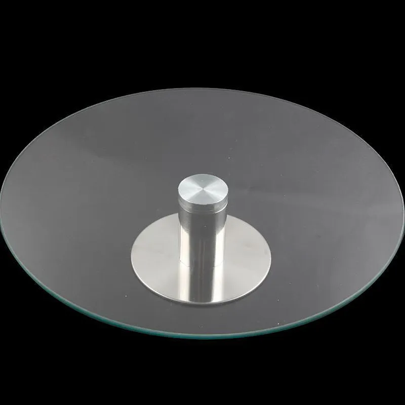 Russia Market Decorating Tools Smoother Turntable Stand Glass Cake Stand
