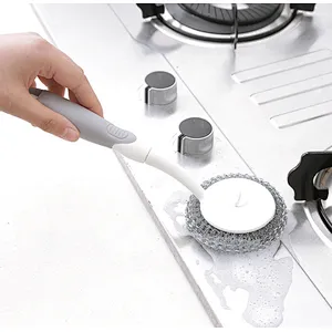 Unionsource Dish Cleaning Scrubber Brush/Kitchen Cleaning Brush For Dish With Handle