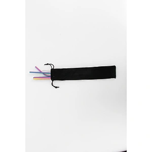 Eco Friendly Customized Reusable Food Grade Rainbow Color Stainless Steel Drinking Straws Set With Brush