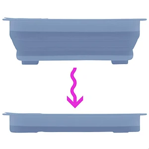 High Quality kitchen collapsible plastic dish drainer rack