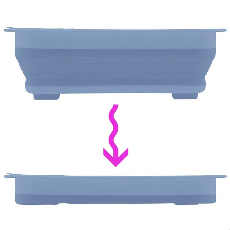High Quality kitchen collapsible plastic dish drainer rack