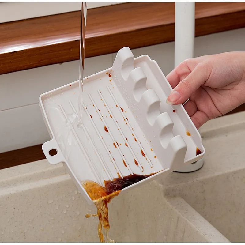 Union Source Kitchen Accessories Convenient Storage Cookware holder Racks Plastic Duing Cooking