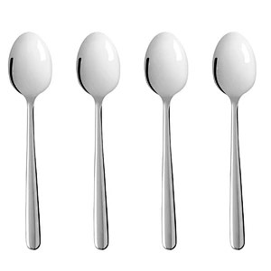New Arrive Silver Kitchen Stainless Steel Cutlery Set of 4 pcs Tea Spoon
