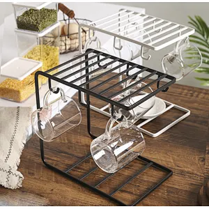 Union Source Cup Storage Holders & Racks/Metal Coffee Mug Holder Rack Kitchen Display Rack