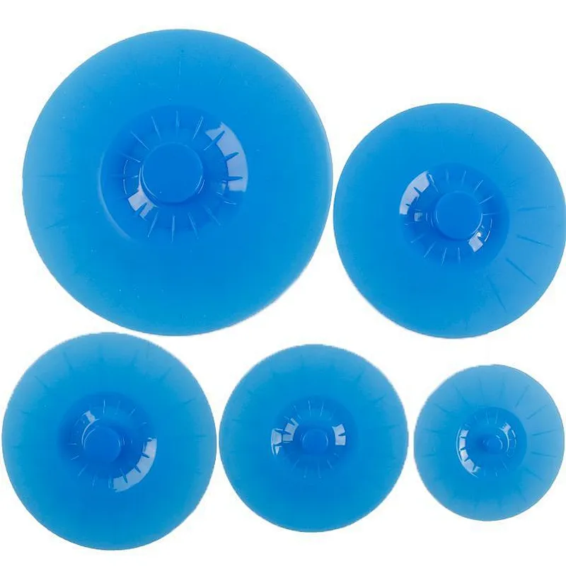 Unionsource Popular Durable Multi-sizes Silicone Stretch Lids Reusable  Pan Cover Silicone Lids