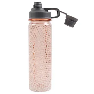 Factory Promotional Custom 500ml Double Wall Ice cooling Bike Tritan Sport Plastic Water Bottles