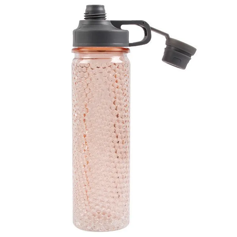 Factory Promotional Custom 500ml Double Wall Ice cooling Bike Tritan Sport Plastic Water Bottles