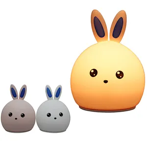 Union Source Mini Kid Baby Outlet Portable  Small  Child Bedroom Usb Rechargeable LED carton shape Night Light