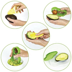 Avocado Slicer 3 in 1 Tool Set Avocado Saver box Slicer tool set