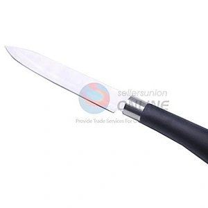 ECO-Friendly cheap safe comfortable kitchen utensils Stainless Steel kitchen scissors butcher knife set