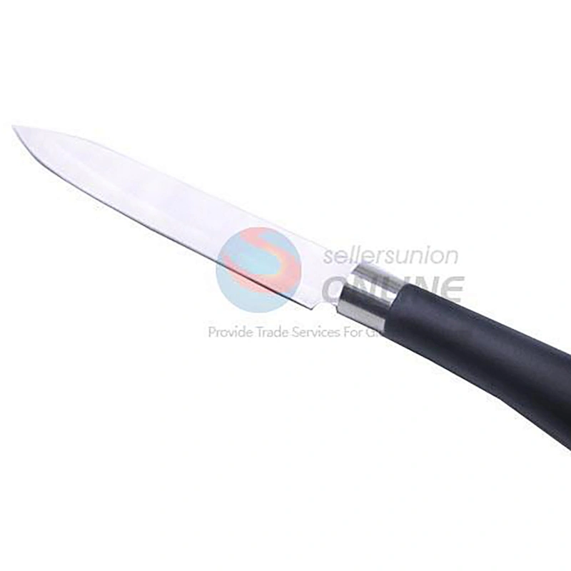 ECO-Friendly cheap safe comfortable kitchen utensils Stainless Steel kitchen scissors butcher knife set