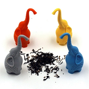 Calf Elephant Shape Tea Filter Portable Tea Strainer Silicone Tea Infuser