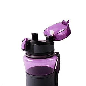 BPA Free Custom 700ml Sport Direct Drinking Plastic Water Bottle With Flip Cover Outdoor