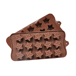 Microwave silicone Star shape plastic cake loaf mould