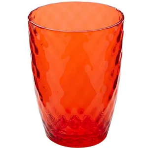 Union Source Reusable Multi-colored PS transparent plastic cup set