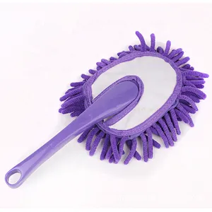 Union Source Hot Sell Mul-functional Chenille Triangular Mini Dusting Cleaning Brush Car Microfiber Wash Mitt