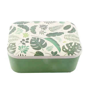Yiwu Agent Natural Biodegradable Bamboo Lunch Box/Bamboo Fibre Lunch Box Child  ECO