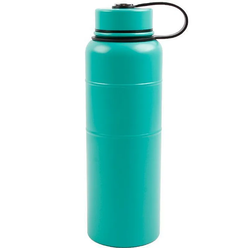 wholesale 1200ml   large capacity food grade portable customizable pattern stainless steel Vacuum bottle for sports