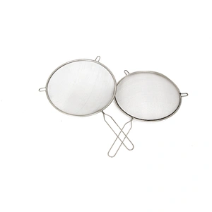 Stainless Steel Flour Sifter Fine Tea Mesh Strainer Colander Sieve Mesh Oil Filter Kitchen tool