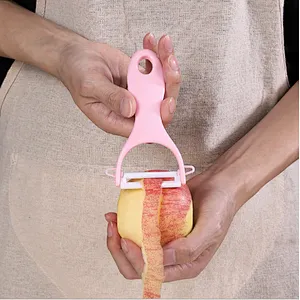 Hot Sell  Kitchen Accessories Creative Colorful Fruit Vegetable Potato Slicer Ceramic peeler