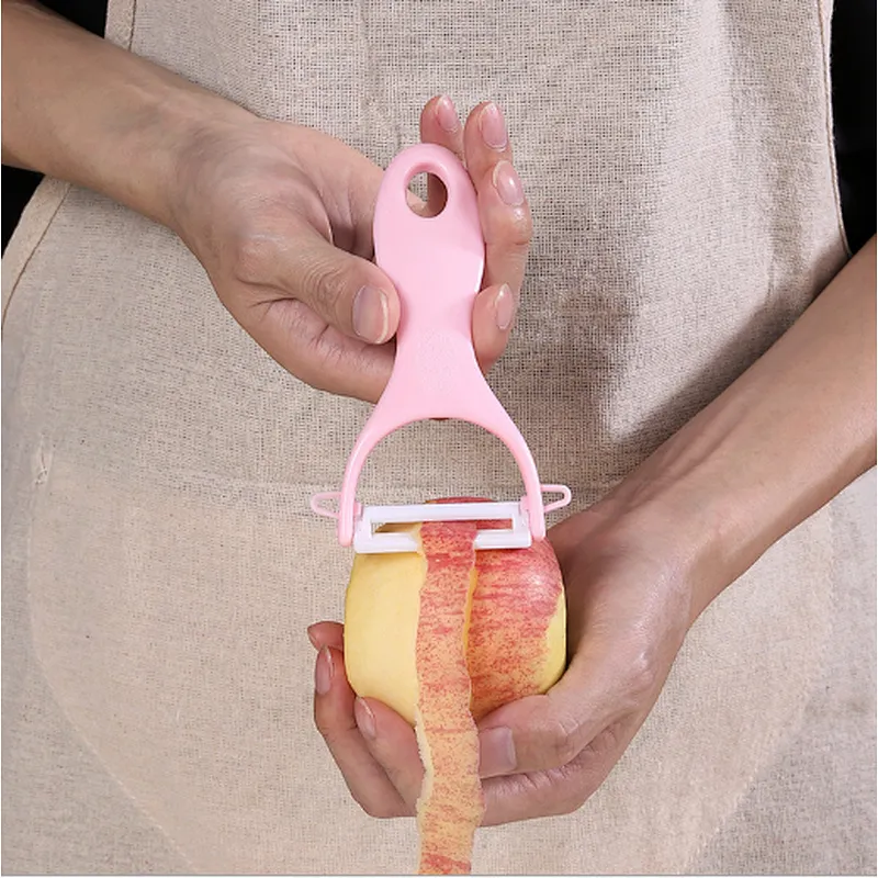 Hot Sell  Kitchen Accessories Creative Colorful Fruit Vegetable Potato Slicer Ceramic peeler