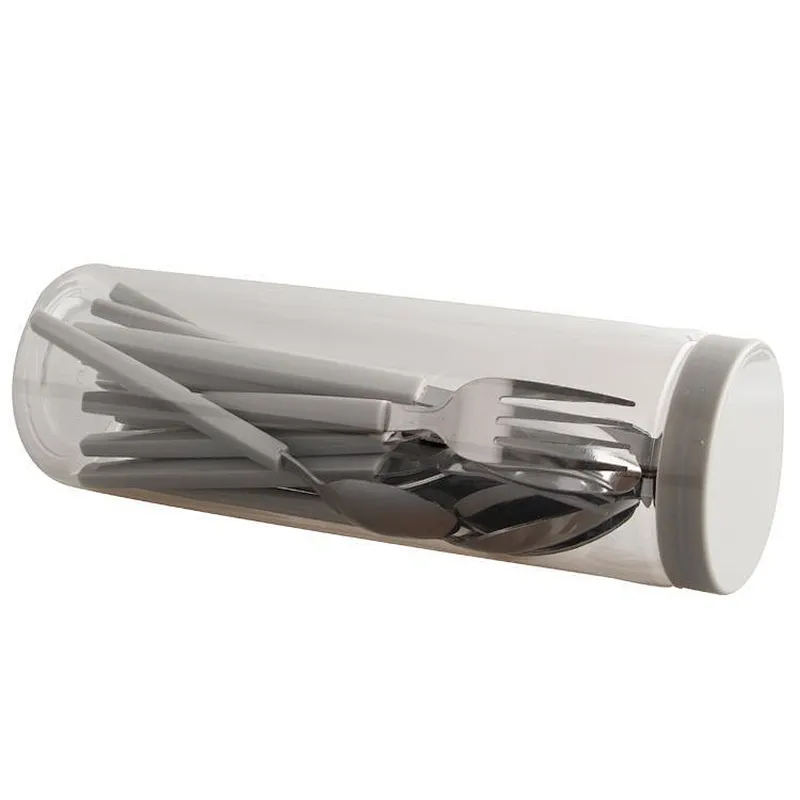 High quality Spoon Fork Knife flatware 4pc kitchen dinner serving utensils travel Stainless Steel Cutlery Set