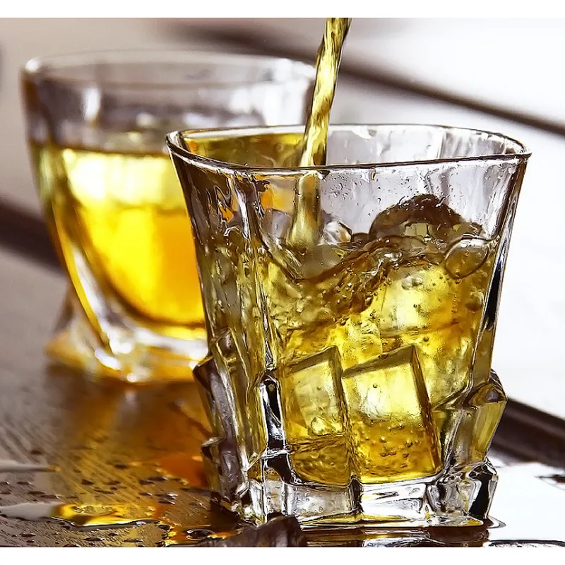 Unionsource Bar Crystal Beer Wire Glass Whiskey Glass Cup Mug