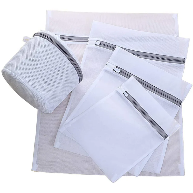Chinese Manufacturers Wholesale High Quality Durable 5pcs Laundry Mesh Wash Bag for washing machine