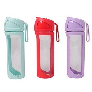 600ML bpa free bicycle plastic drinking water bottle with rope