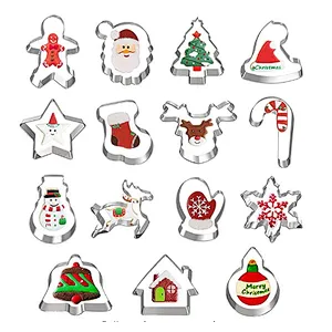 cooking tools diy metal christmas chocolate covered stainless steel custom cookie cutter molds set