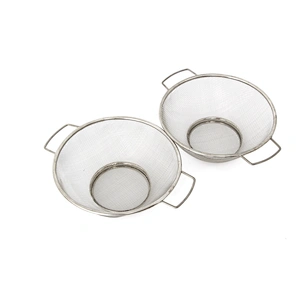 Stainless Steel Flour Sifter Fine Tea Mesh Strainer Colander Sieve Mesh Oil Filter Kitchen tool