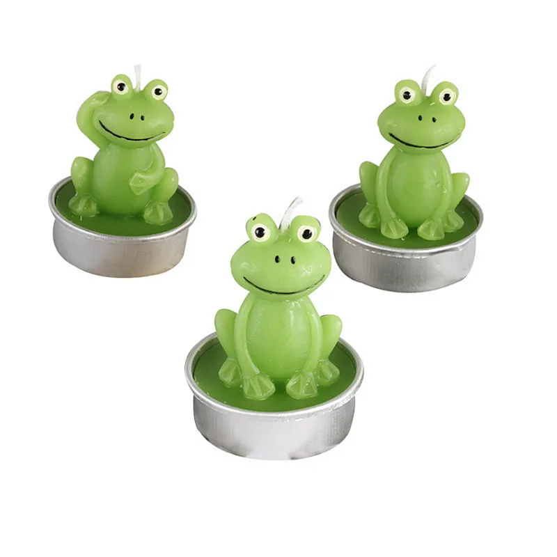 Union Source Cheap 6 pcs Watermelon Pineapple Flamingo Frog home dining table wedding decoration candle set wholesale