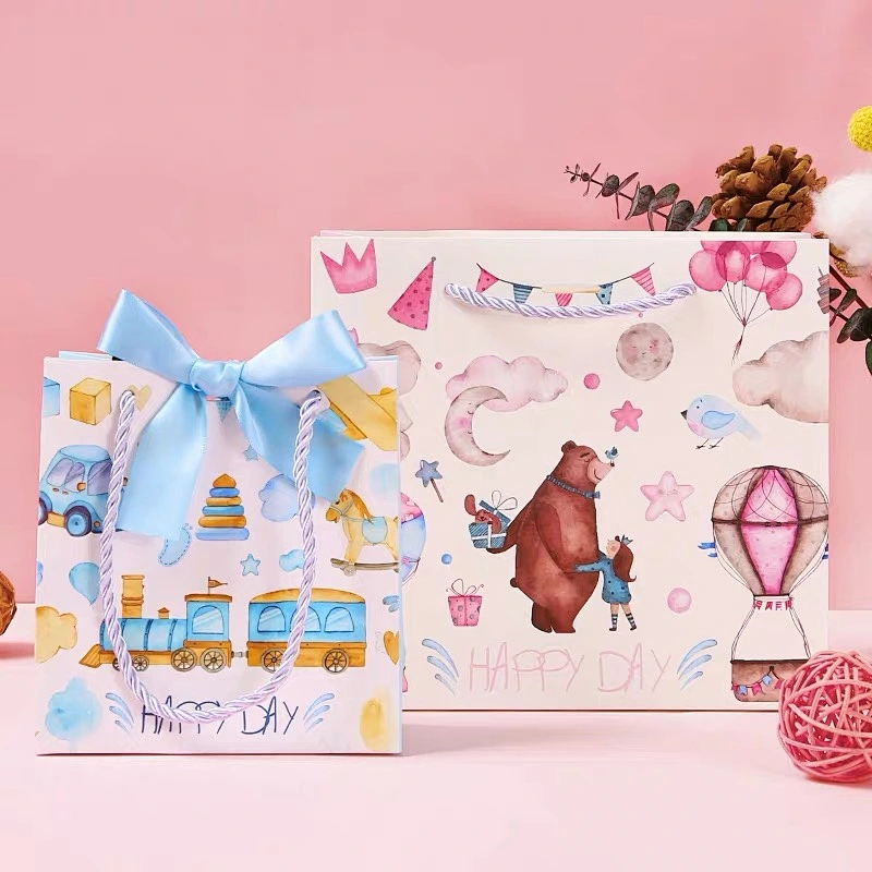 Union Source shopping christmas wedding china colorful small eco friendly custom treat gift paper packing bag