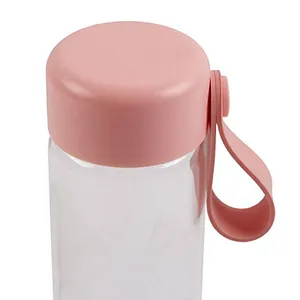 wholesale 400ml straight body best selling portable clear glass tea mug for home