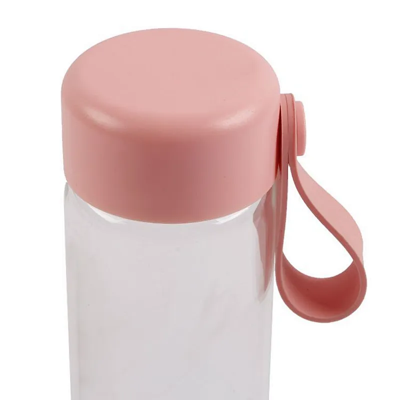 wholesale 400ml straight body best selling portable clear glass tea mug for home