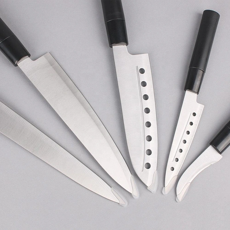 Union Source 5PCS Chef Durable Stainless Steel Kitchen knives Knife Set For Hotel Restaurant Household
