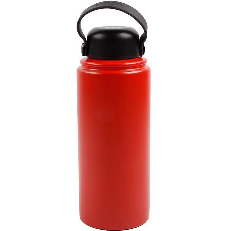 Household 900ml big diameter portable Customizable pattern  stainless steel Vacuum water bottle for sports