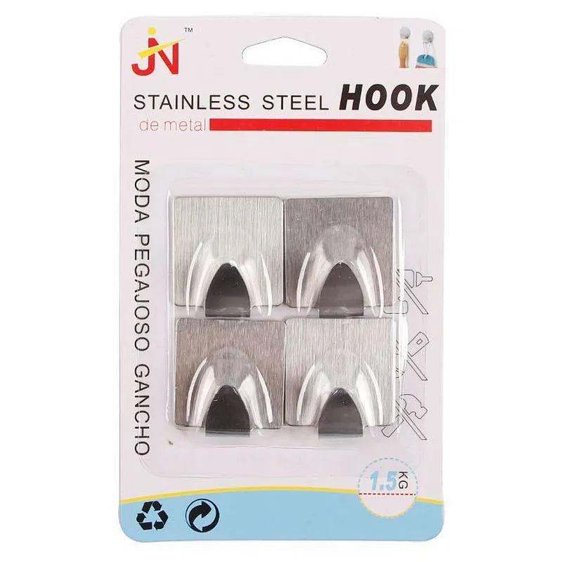 Unionsource Home horse kitchen self adhesive decorative stainless steel wall hanger hook