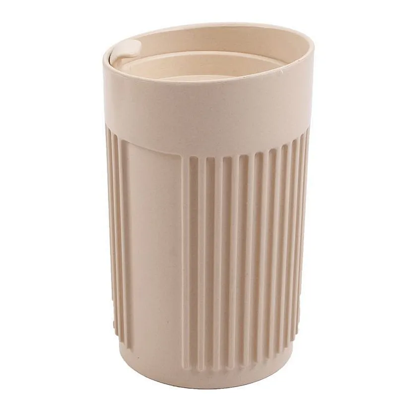 Union Source Household PLA Plastic Clean Cup/Eco-friendly Pla Coffee Cup With Lid