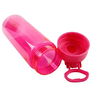 High Quality 750ml Large Capacity Empty Transparent  Direct Drink Detox Plastic Water Bottle For Sports