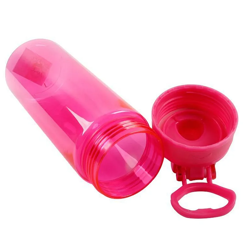 High Quality 750ml Large Capacity Empty Transparent  Direct Drink Detox Plastic Water Bottle For Sports