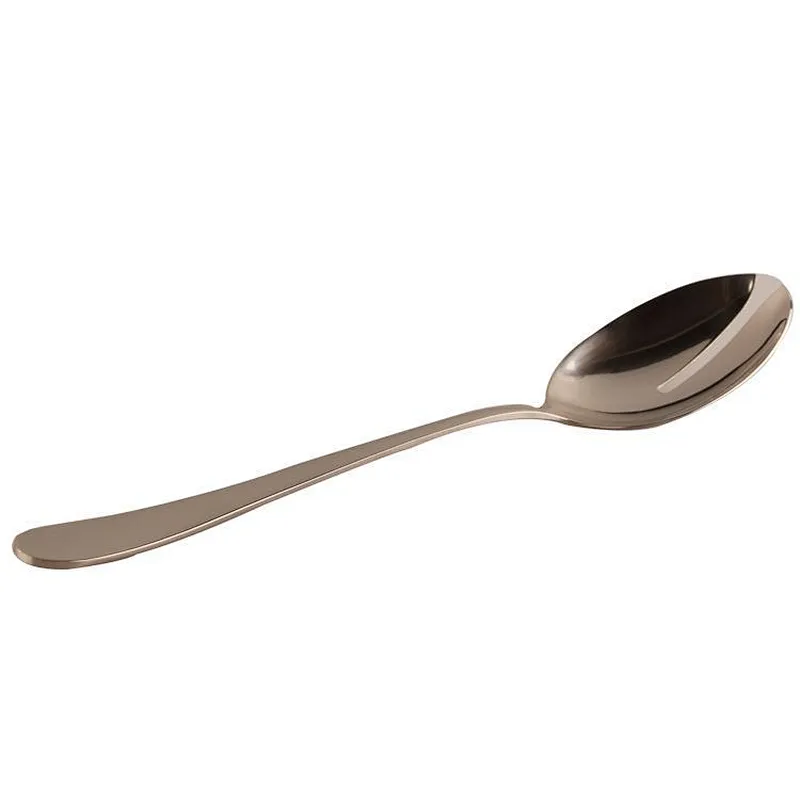 China manufacturer Top Seller 2 pcs/set Stainless Steel Table knife spoon set for salad rice ladle holder tray scoop serving